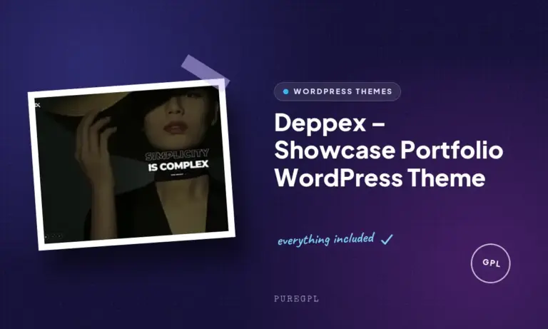deppex showcase portfolio wordpress theme