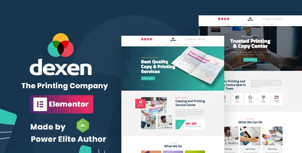 dexen printing company wordpress theme 1