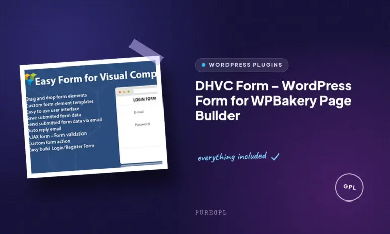 dhvc form wordpress form for wpbakery page builder