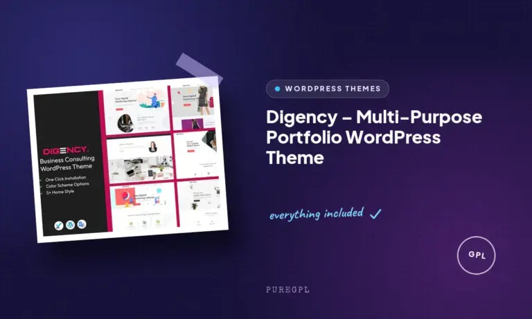 digency multi purpose portfolio wordpress theme