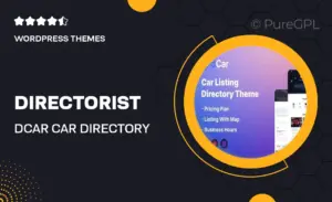 Directorist | dCar – Car Directory WordPress Theme