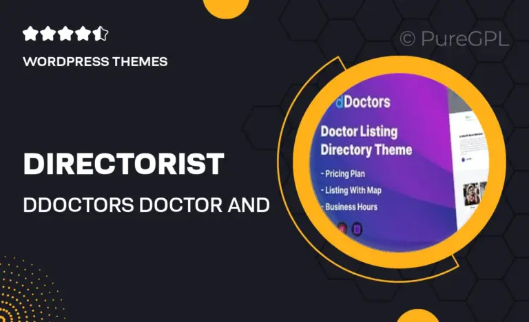 directorist ddoctors doctor and hospital directory wordpress theme