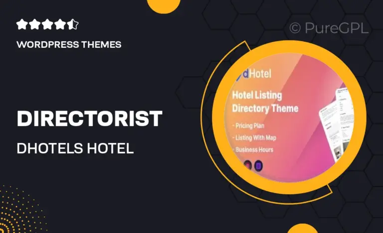 directorist dhotels hotel directory wordpress theme