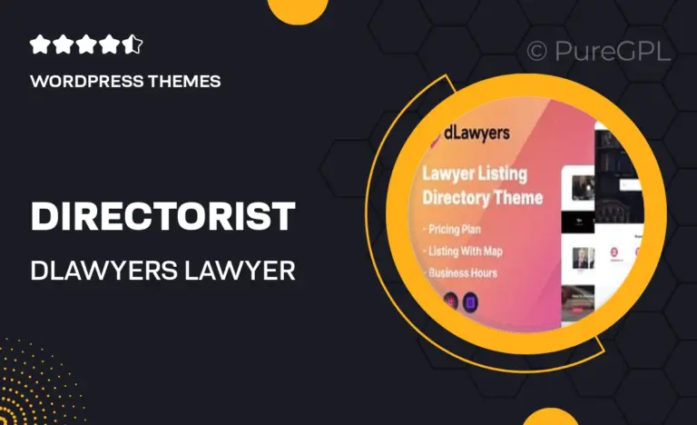 directorist dlawyers lawyer directory wordpress theme