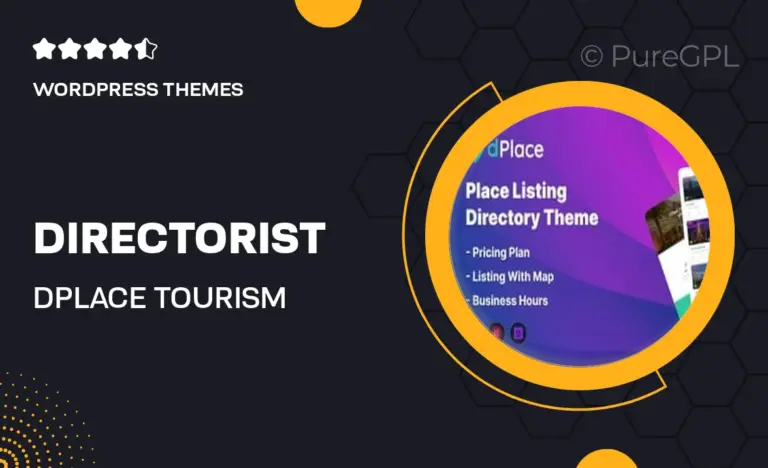 directorist dplace tourism travel wordpress directory theme