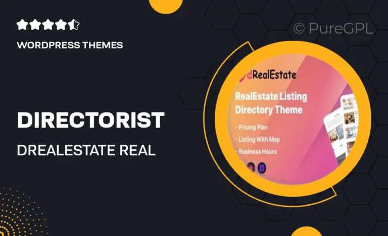 directorist drealestate real estate wordpress directory theme