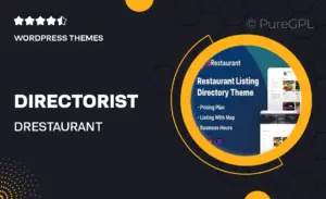 Directorist | dRestaurant – Restaurant Directory WordPress Theme