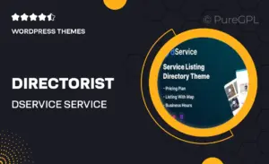 Directorist | dService – Service WordPress Directory Theme