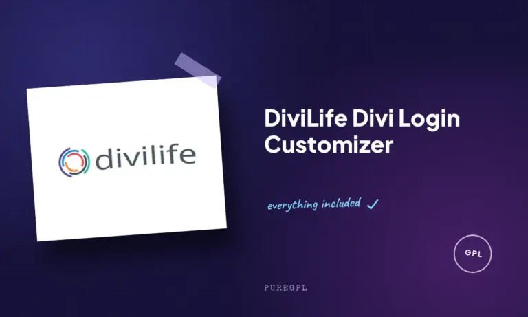 divilife divi login customizer