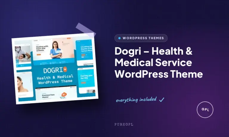 dogri health medical service wordpress theme