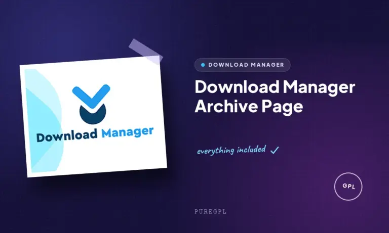 download manager archive page