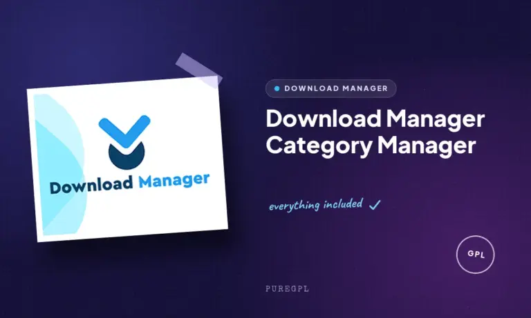 download manager category manager