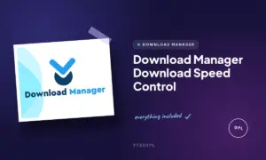 download manager download speed control