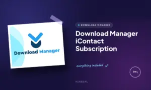 download manager icontact subscription