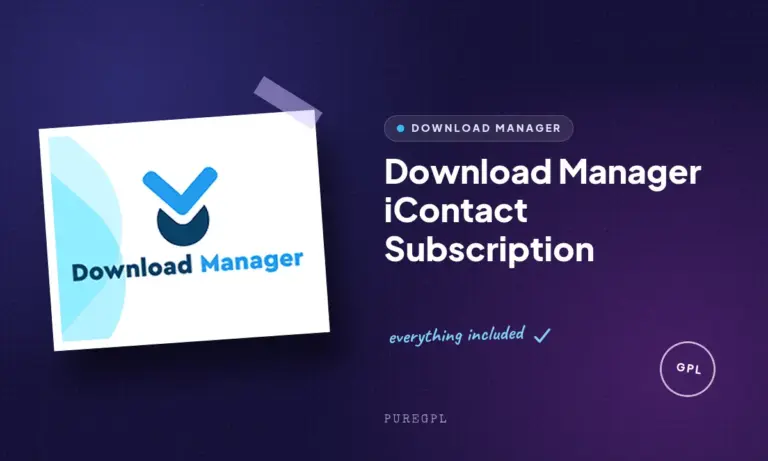 download manager icontact subscription