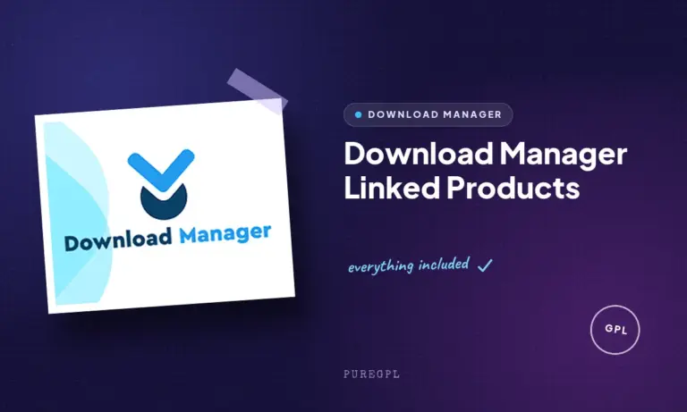 download manager linked products