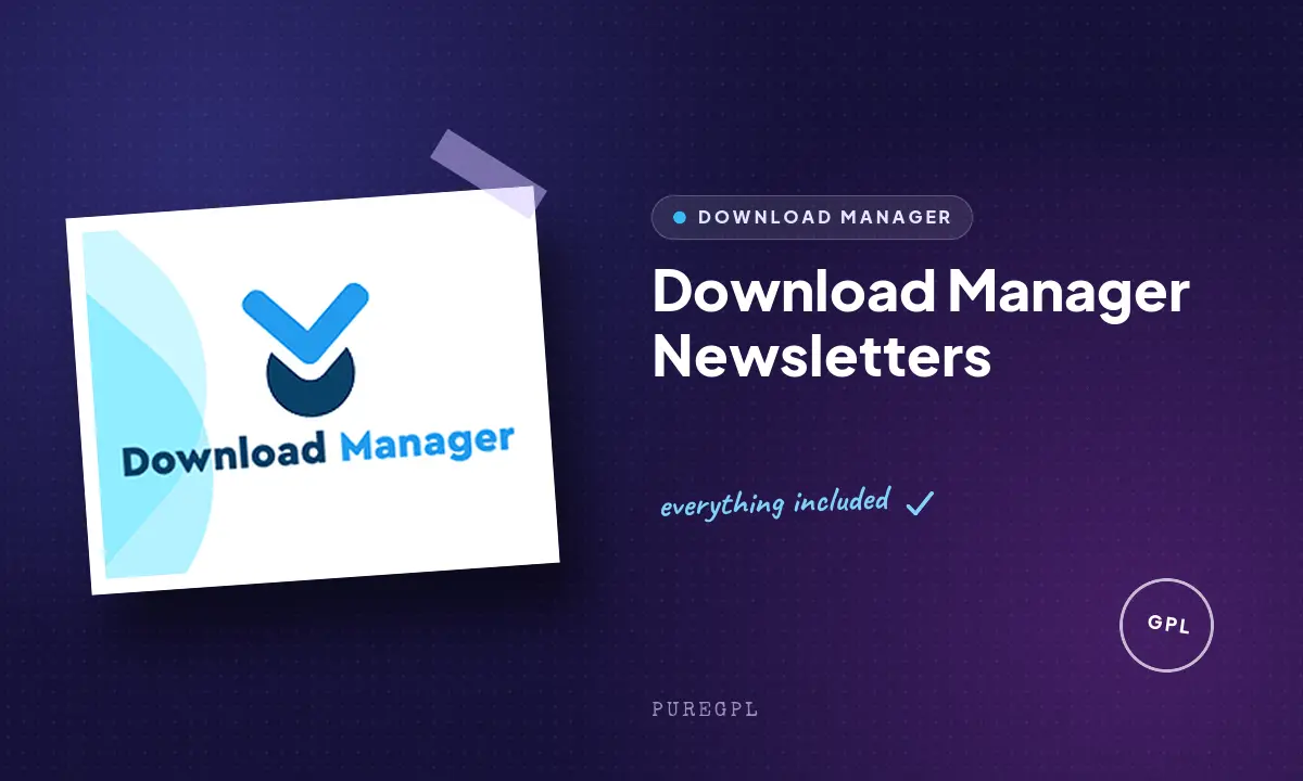 Download manager | Newsletters