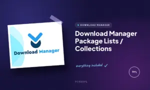 download manager package lists collections