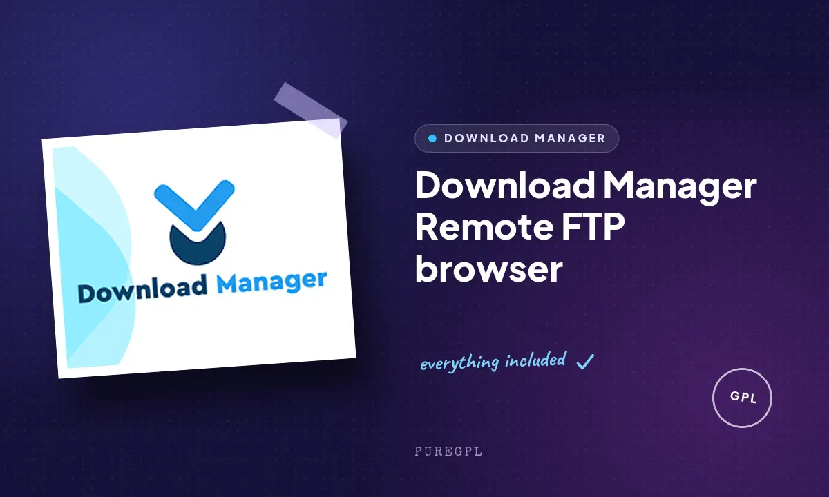 Download manager | Remote FTP browser