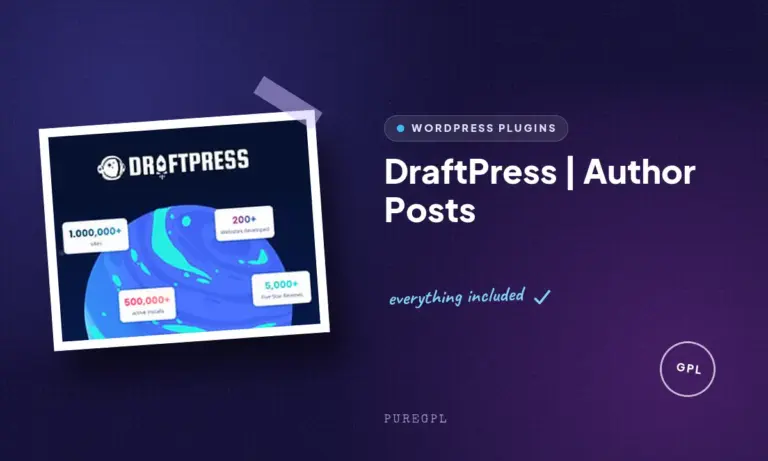draftpress author posts