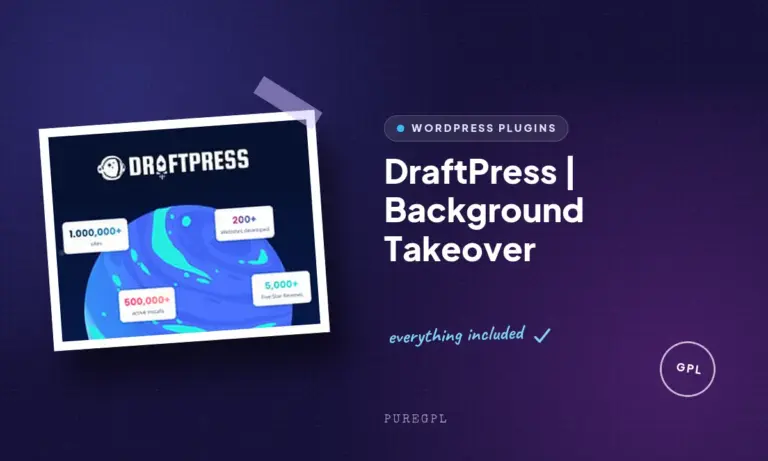 draftpress background takeover