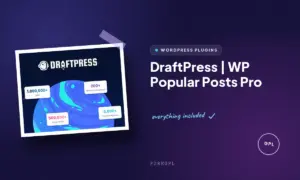 draftpress wp popular posts pro