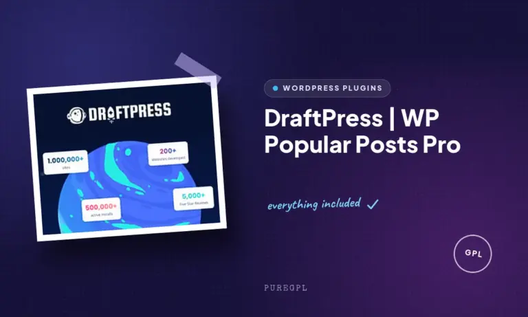 draftpress wp popular posts pro