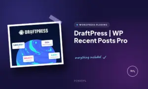 draftpress wp recent posts pro