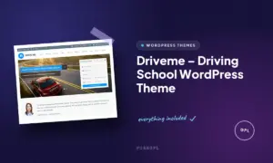 driveme driving school wordpress theme