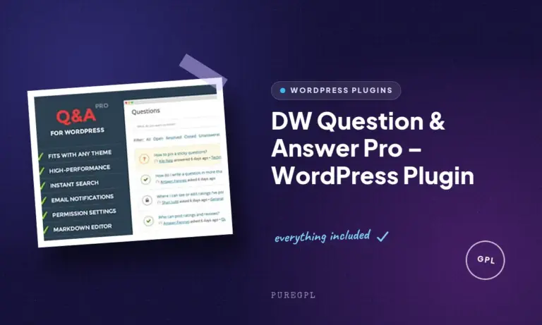 dw question answer pro wordpress plugin
