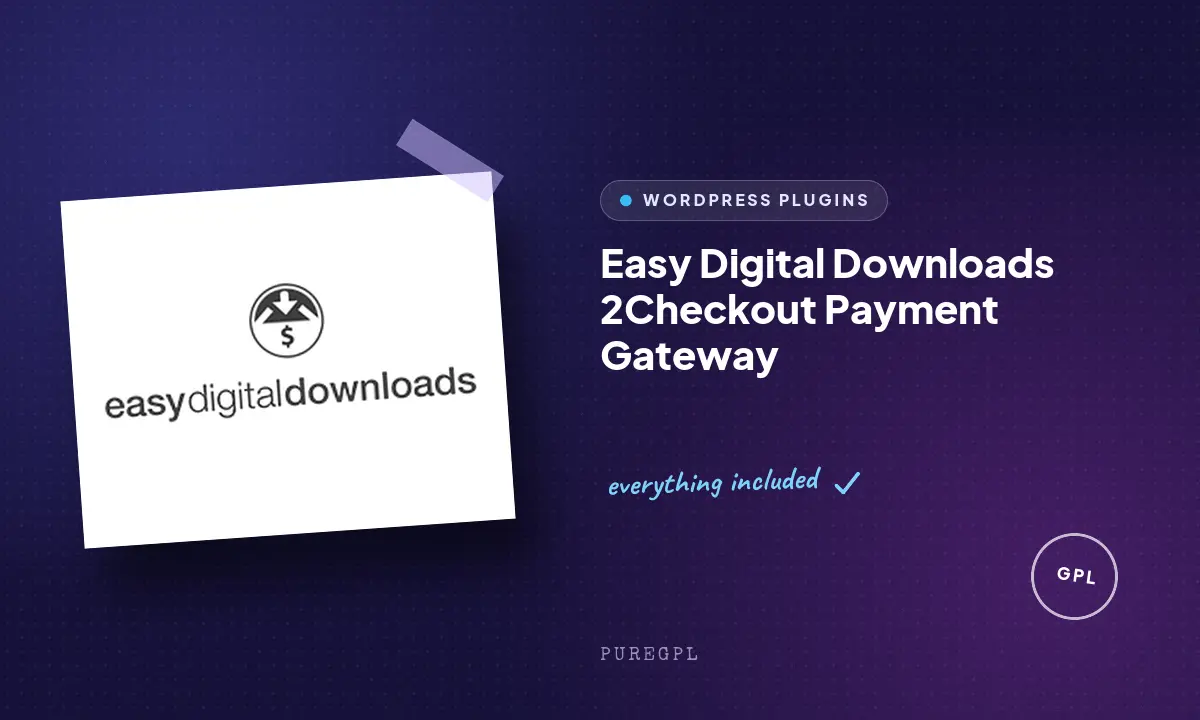 Easy Digital Downloads 2Checkout Payment Gateway