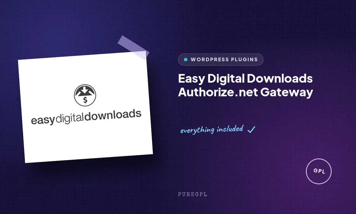 Easy digital downloads | Authorize.net Gateway