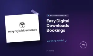 easy digital downloads bookings