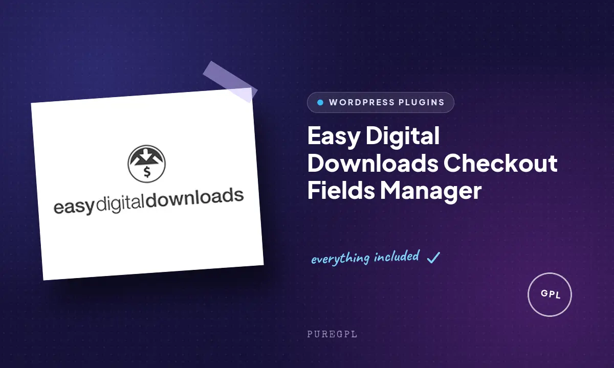 Easy Digital Downloads Checkout Fields Manager