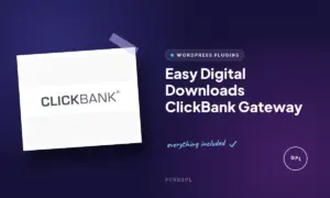 easy digital downloads clickbank gateway