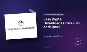 easy digital downloads cross sell and upsell
