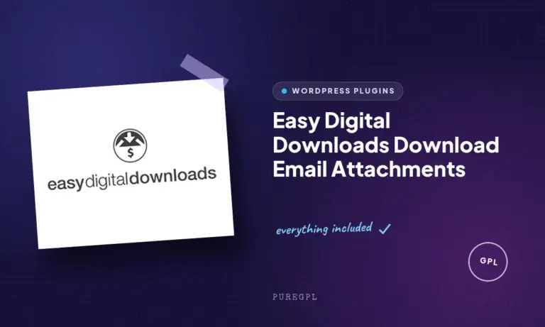 easy digital downloads download email attachments