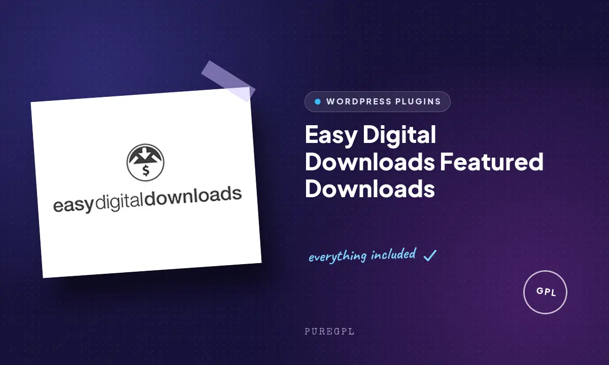 Easy Digital Downloads Featured Downloads