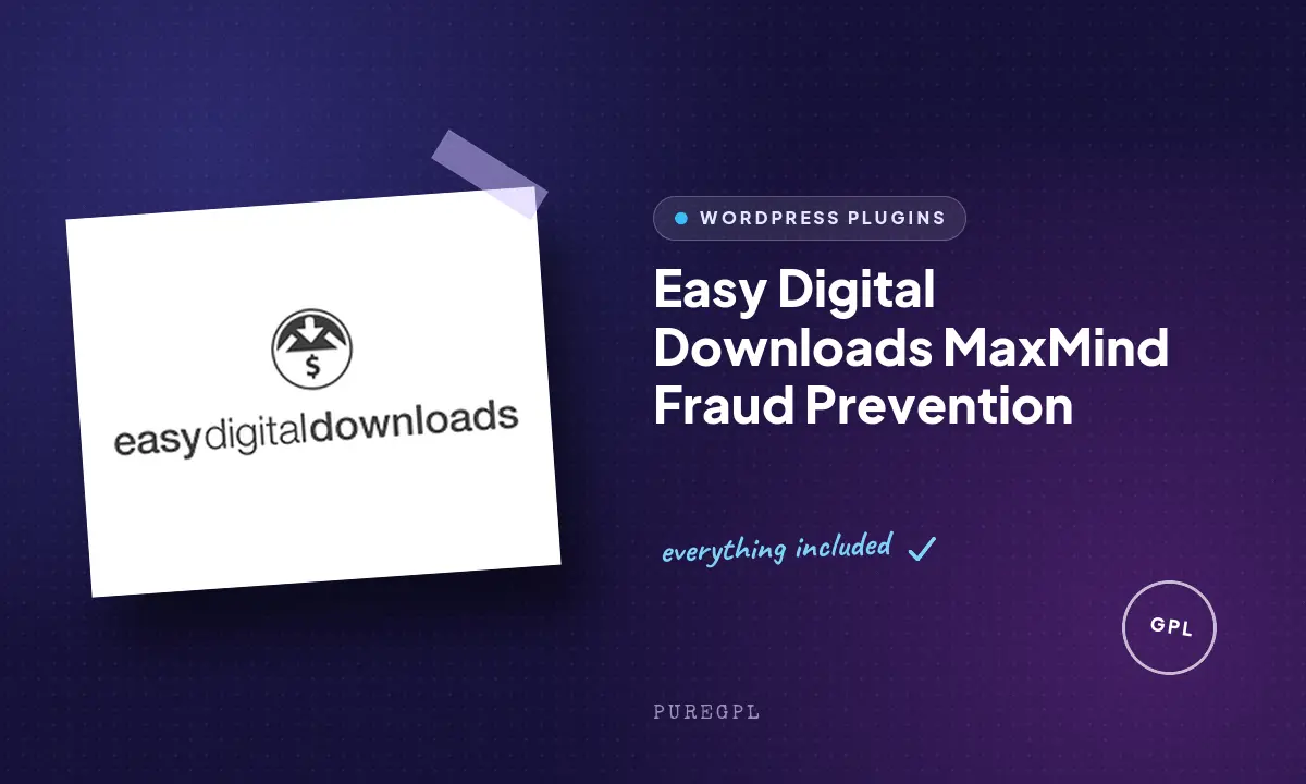 Easy digital downloads | MaxMind Fraud Prevention