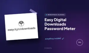 easy digital downloads password meter