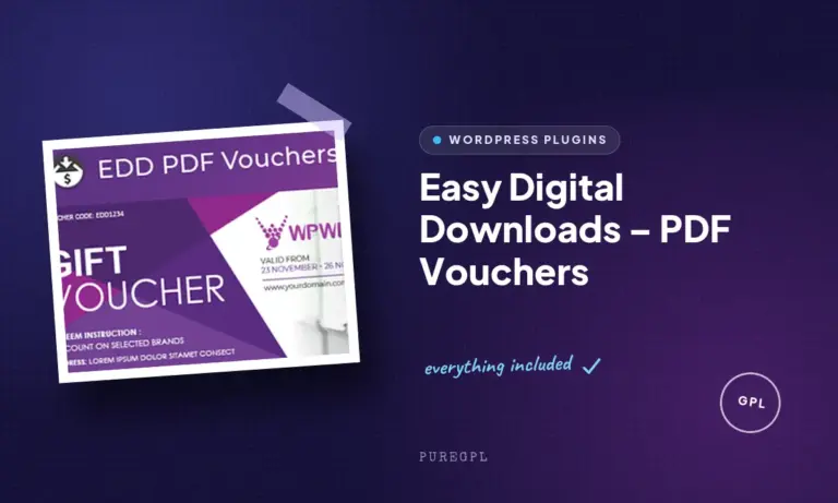 easy digital downloads pdf vouchers