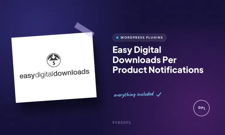 easy digital downloads per product notifications