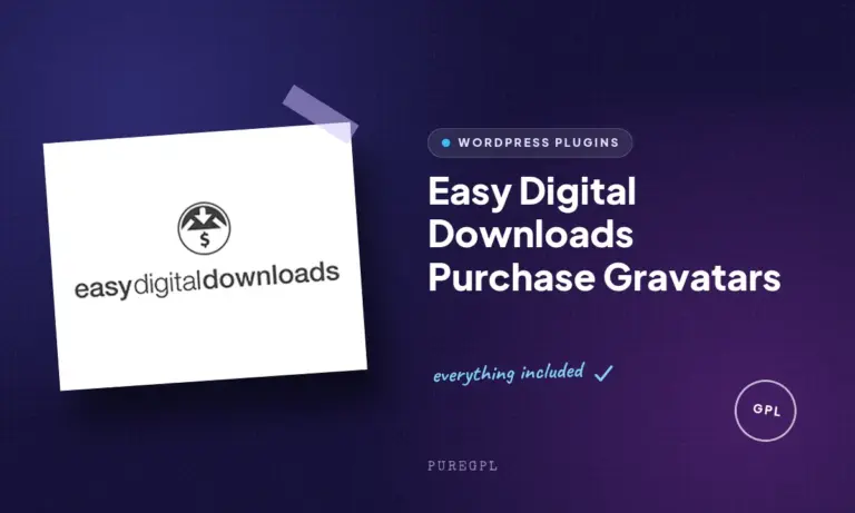 easy digital downloads purchase gravatars