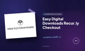 easy digital downloads recur ly checkout