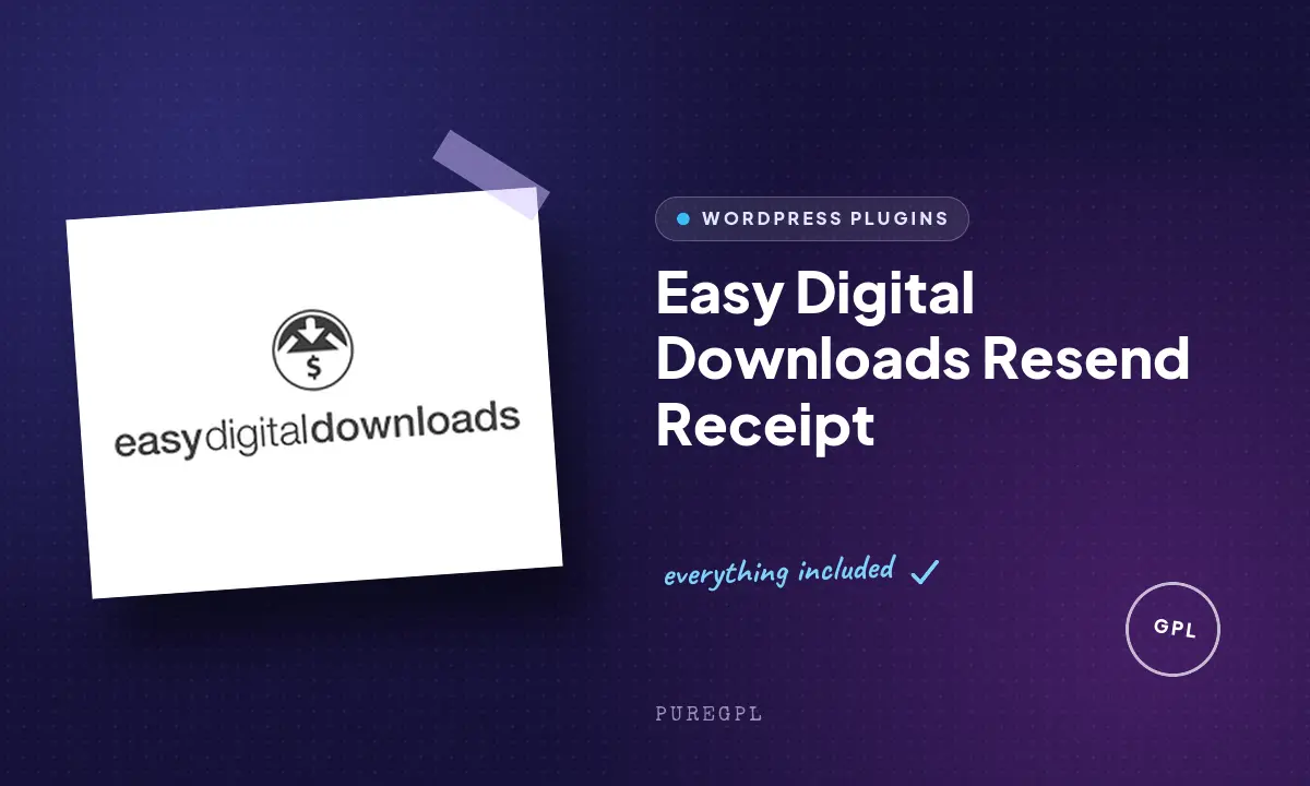 Easy Digital Downloads Resend Receipt