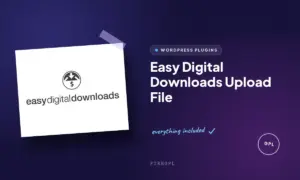 easy digital downloads upload file