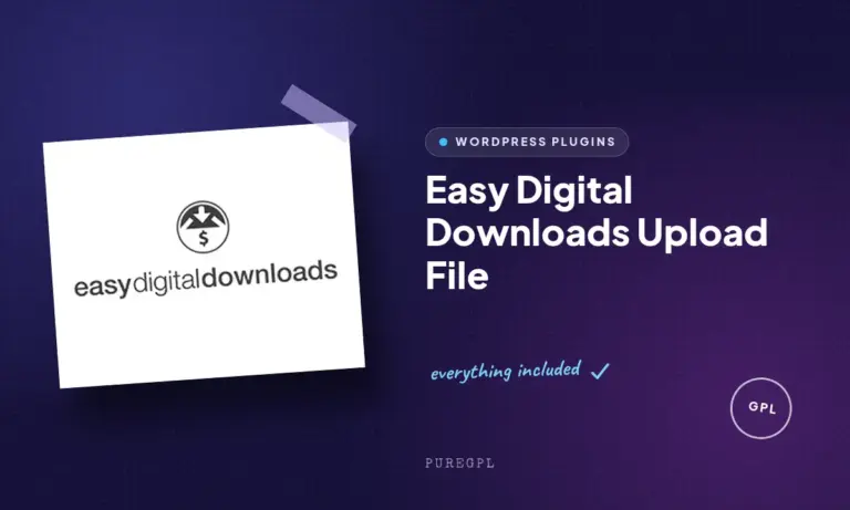 easy digital downloads upload file