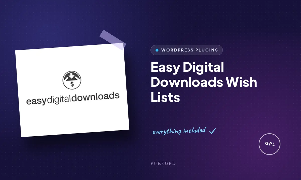 Easy Digital Downloads Wish Lists