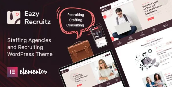 eazy recruitz staffing agencies wordpress theme 1