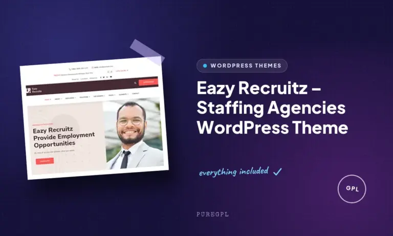 eazy recruitz staffing agencies wordpress theme